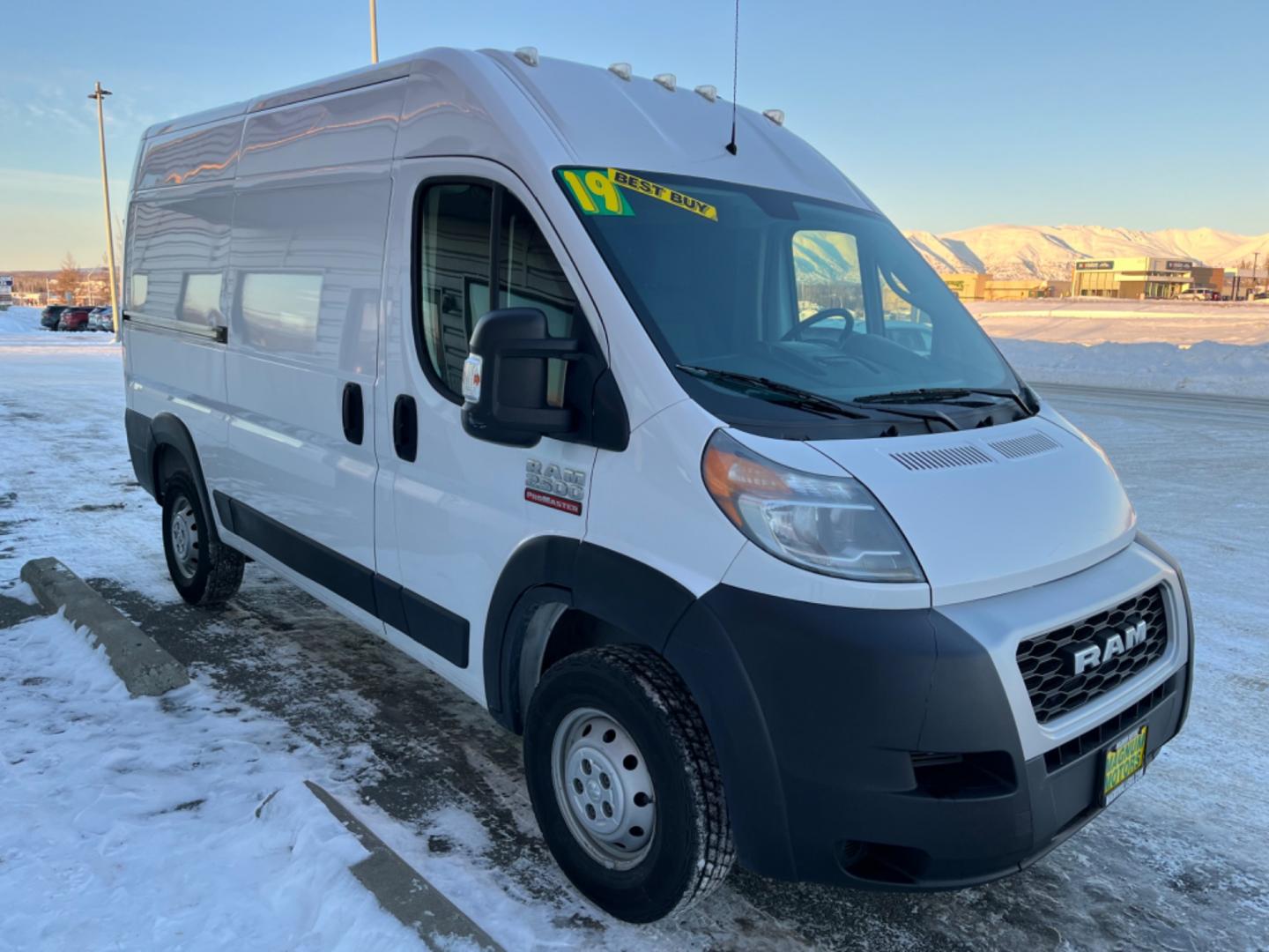 2019 WHITE RAM PROMASTER 2500 136 WB (3C6TRVCG9KE) with an 3.6L engine, Automatic transmission, located at 1960 Industrial Drive, Wasilla, 99654, (907) 274-2277, 61.573475, -149.400146 - Photo#5